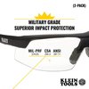 Klein Tools Safety Glasses, Semi-frame Clear 60171